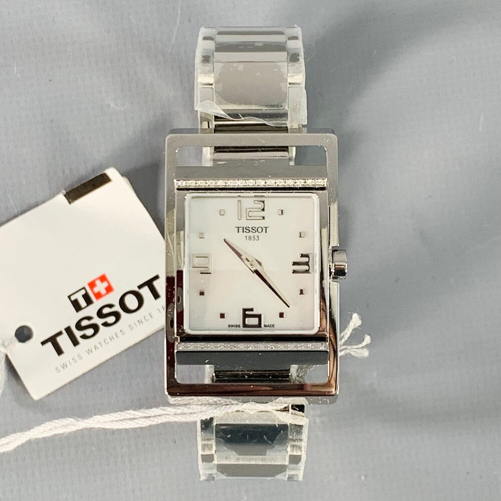 TISSOT Silver Chain Link Metal Women's Watch